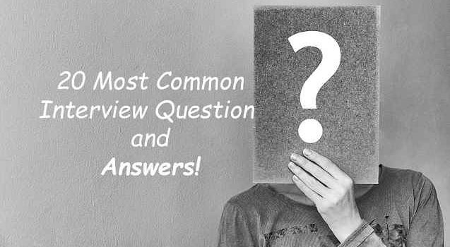 most common interview questions