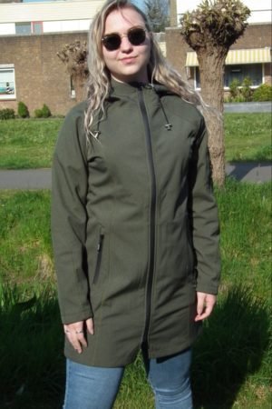 SL8073 Ladies Long Softshell Jacket wind & waterproof