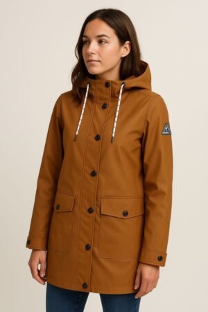 Lizzardsports SL19313 Lady’s Rain Jacket 100% Wind and Waterproof inside Cotton Lining