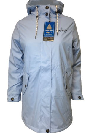 Lizzardsports 193161 Winter dames regenjas warm teddy / sharpa gevoerd, Yellow, Light blue and Navy