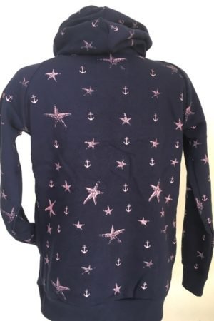 SL0025 Kids Hoody Vest, Colors-Pink, Navy