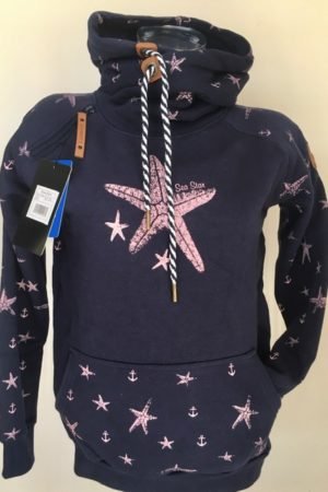 SL0025 Kids Hoody Vest, Colors-Pink, Navy