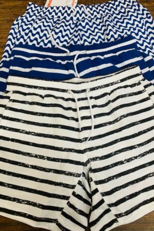 Stripe Zwem / strand broekjes uni-sex maat  S – XXL