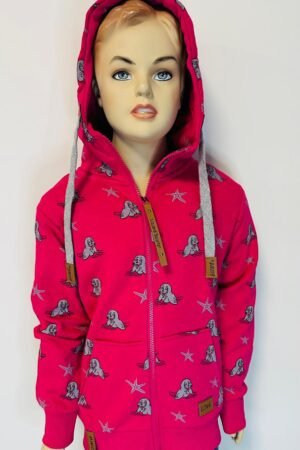 lizzard sports 0057 kids hoody zeehond. Navy – lightblue -pink