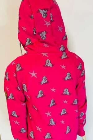 lizzard sports 0057 kids hoody zeehond. Navy – lightblue -pink