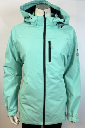 Lizzardsports WARIZA Ladies Summer Jacket wind and Waterproof. colors; navy, mint, coral