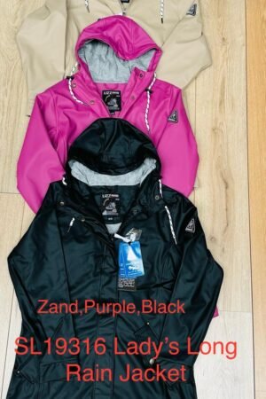 Lizzardsports SL19316 Ladies Summer Rain Jacket 100% water and wind Proof.