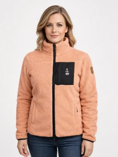 Dames sportieve fleece jas