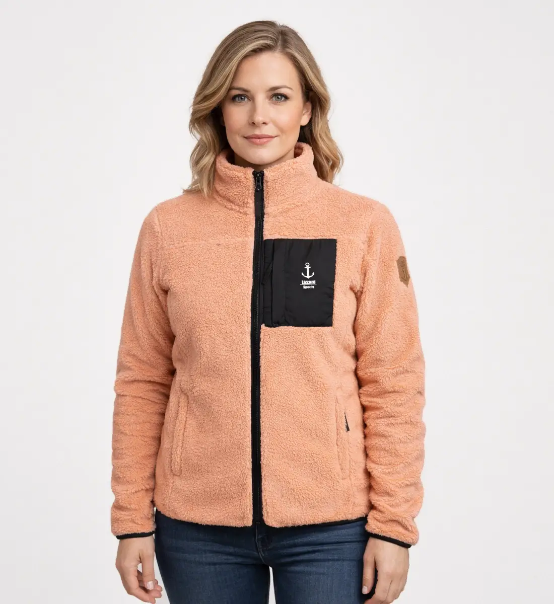 Dames sportieve fleece jas