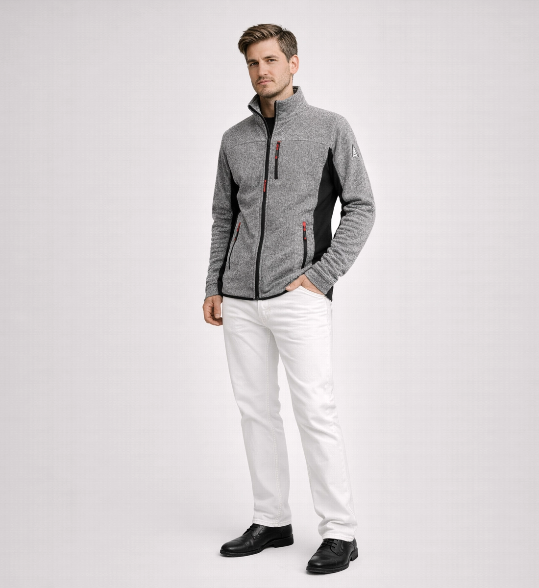 Men’s fleece Jacket zip up - Image 8