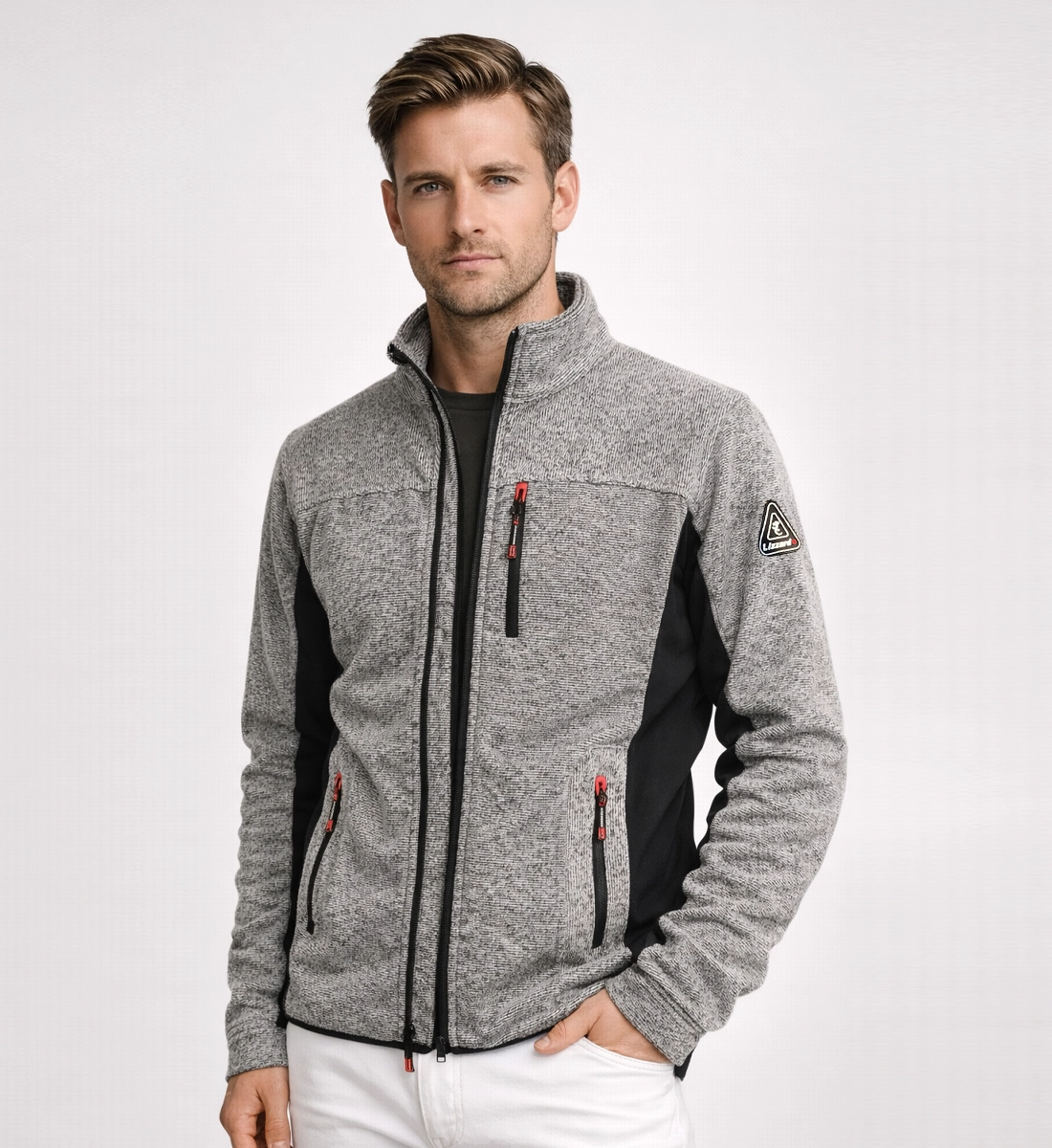 Men’s fleece Jacket zip up - Image 7
