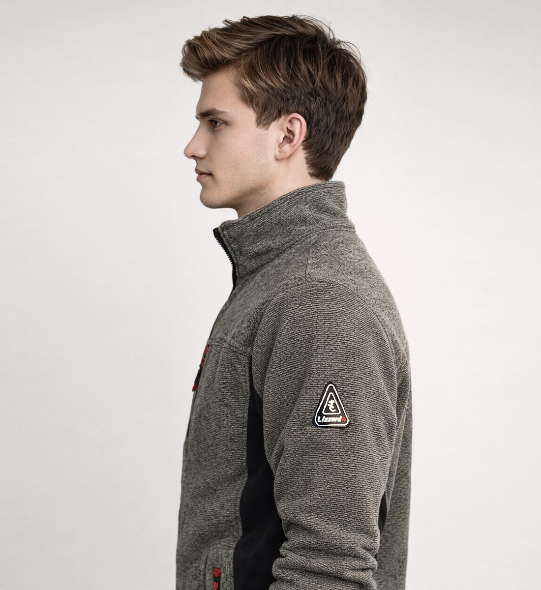 Men’s fleece Jacket zip up - Image 4